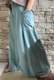 Basso Shirring Sailor Palazzo Pant Sage